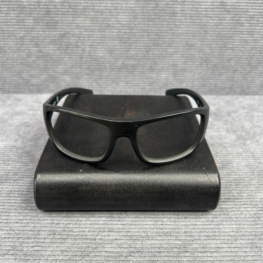 Kaenon Kanvas Black Wrap Rectangular y2k Sunglasses Frames Italy SR-91 0311 Mens